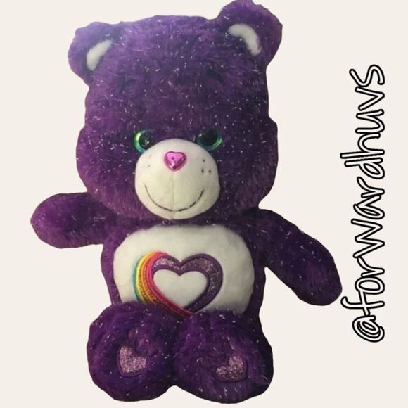 35th Anniversary Rainbow Care Bear Plush - Picture 1 of 12